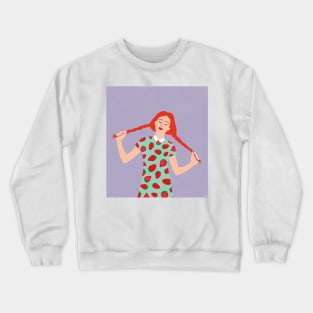 Pigtails Crewneck Sweatshirt